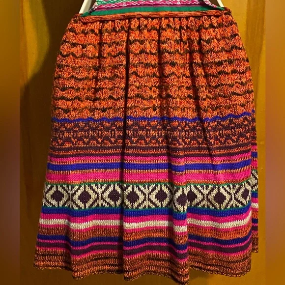 FINAL PRICE NWT,Free People Rare Heart crochet sweater dress,red/multi size S - Picture 11 of 15